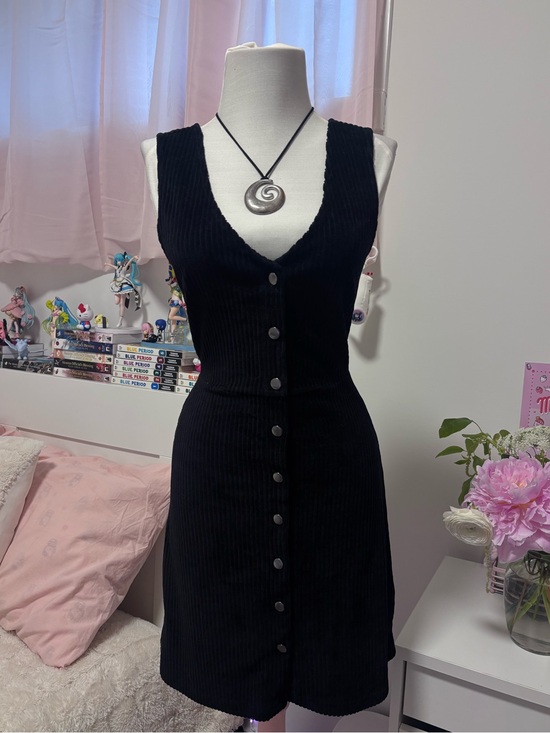 twik Dresses & Skirts - TWIK by Simons black ribbed mini dress